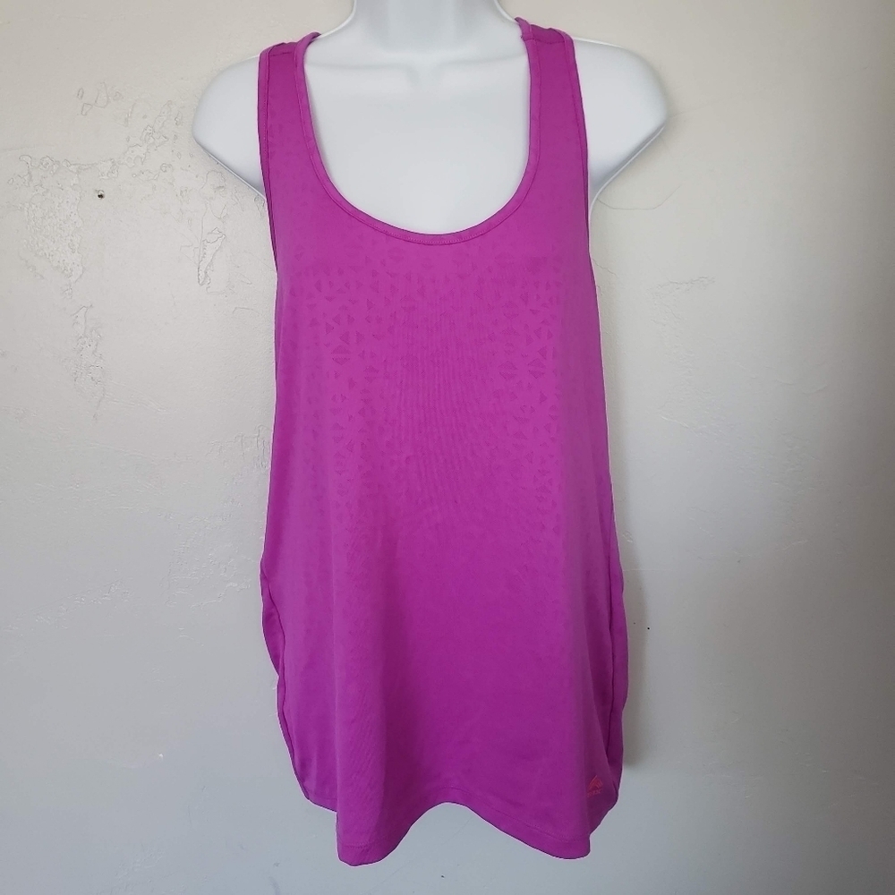 RBX Women's Large Magenta Pink Muscle Tank Top T-Back Workout Gym Athletic Activ